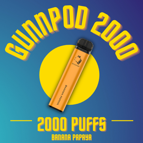 Gunnpod 2000 Puffs